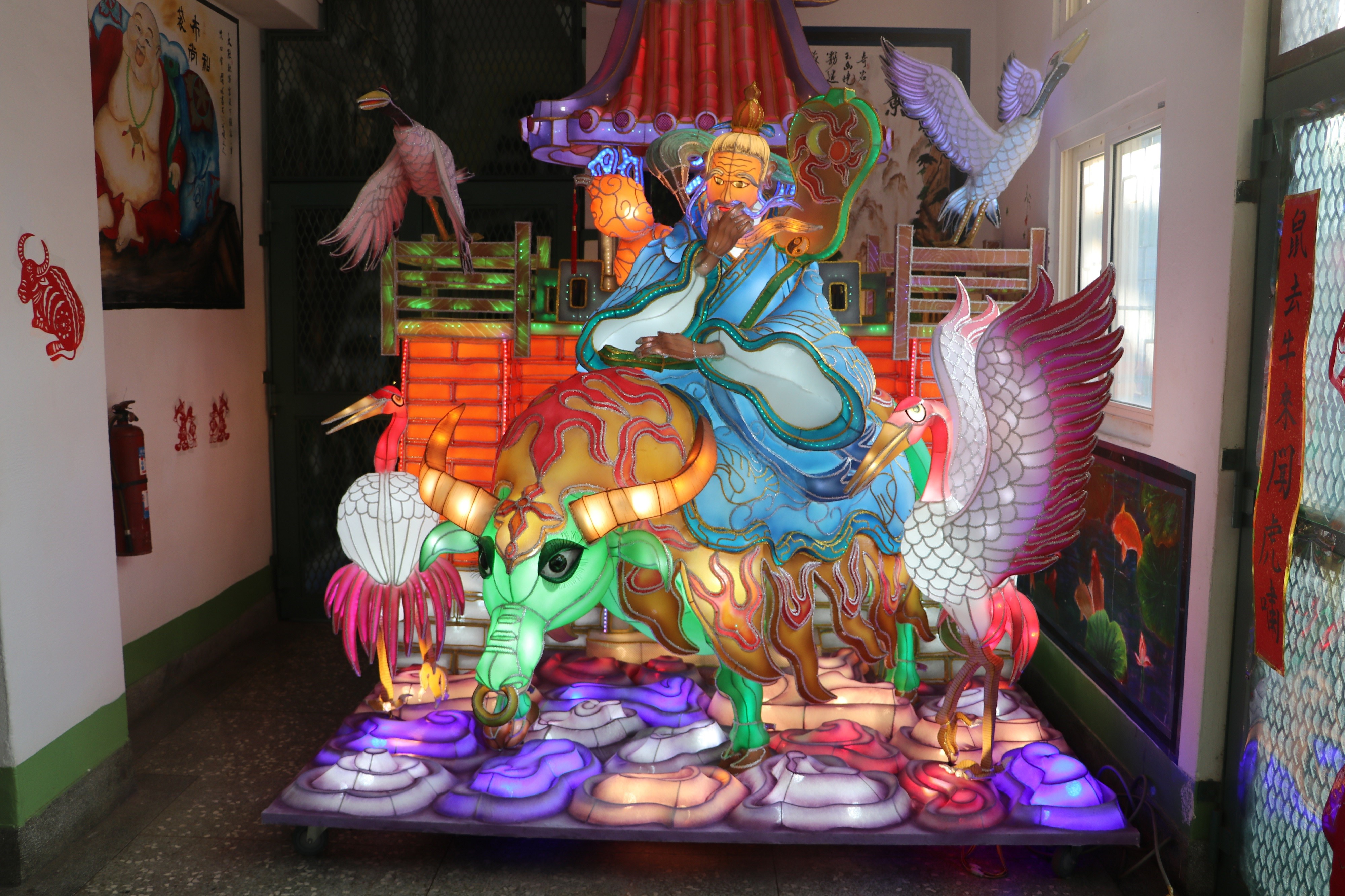 展出精心創作之花燈